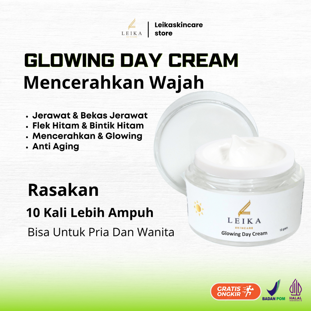 Pencerah Wajah Pria Cream pemutih wajah glowing cepat Pemutih Kulit Wajah whitening pemutih wajah ce