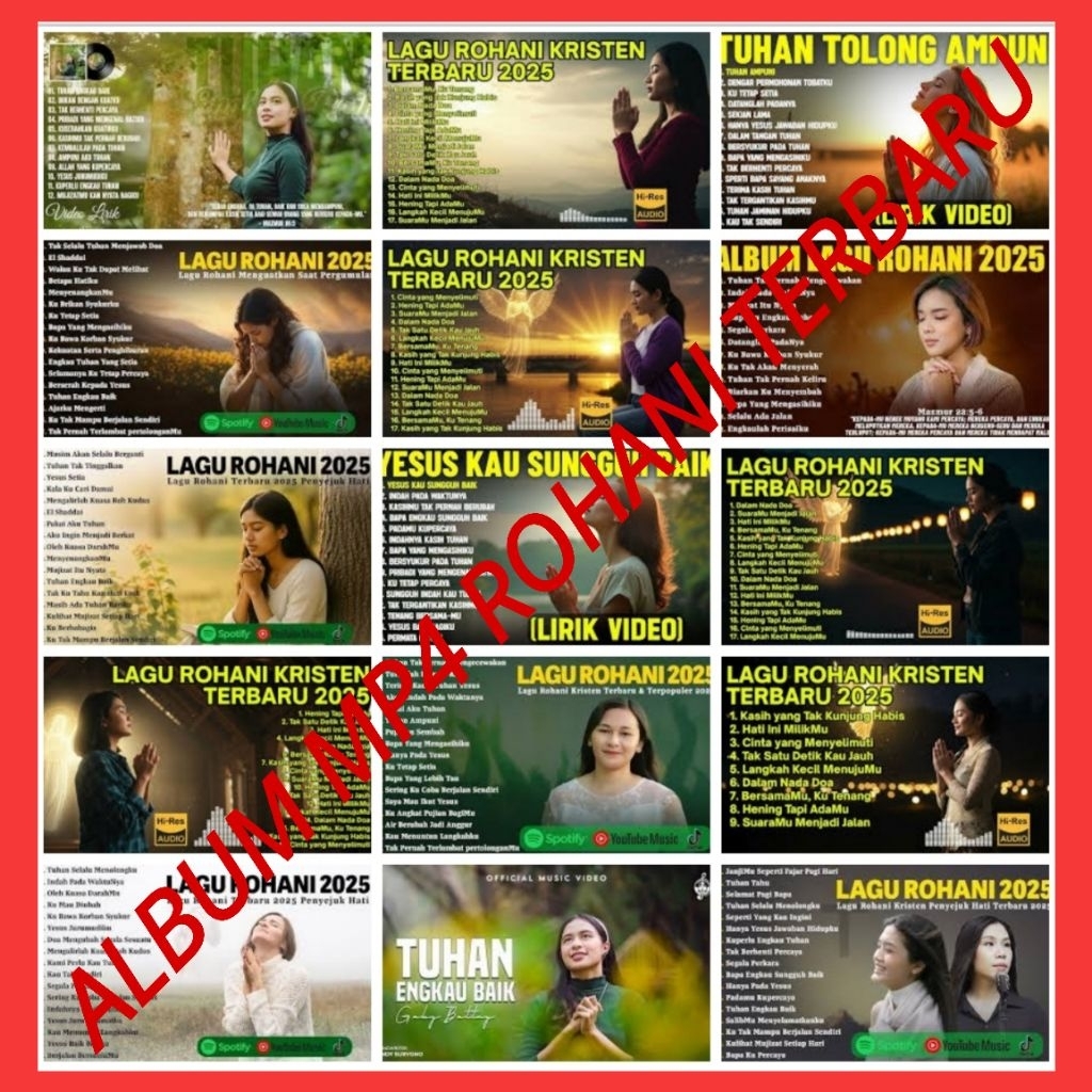 USB MOBIL FULL MUSIK LAGU ROHANI TERBARU - USB MP4 VIDIO MUSIK LAGU ROHANI KRISTEN TERBARU - USB BIS