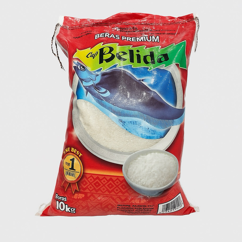 BERAS PREMIUM CAP BELIDA 10kg | Beras Belida
