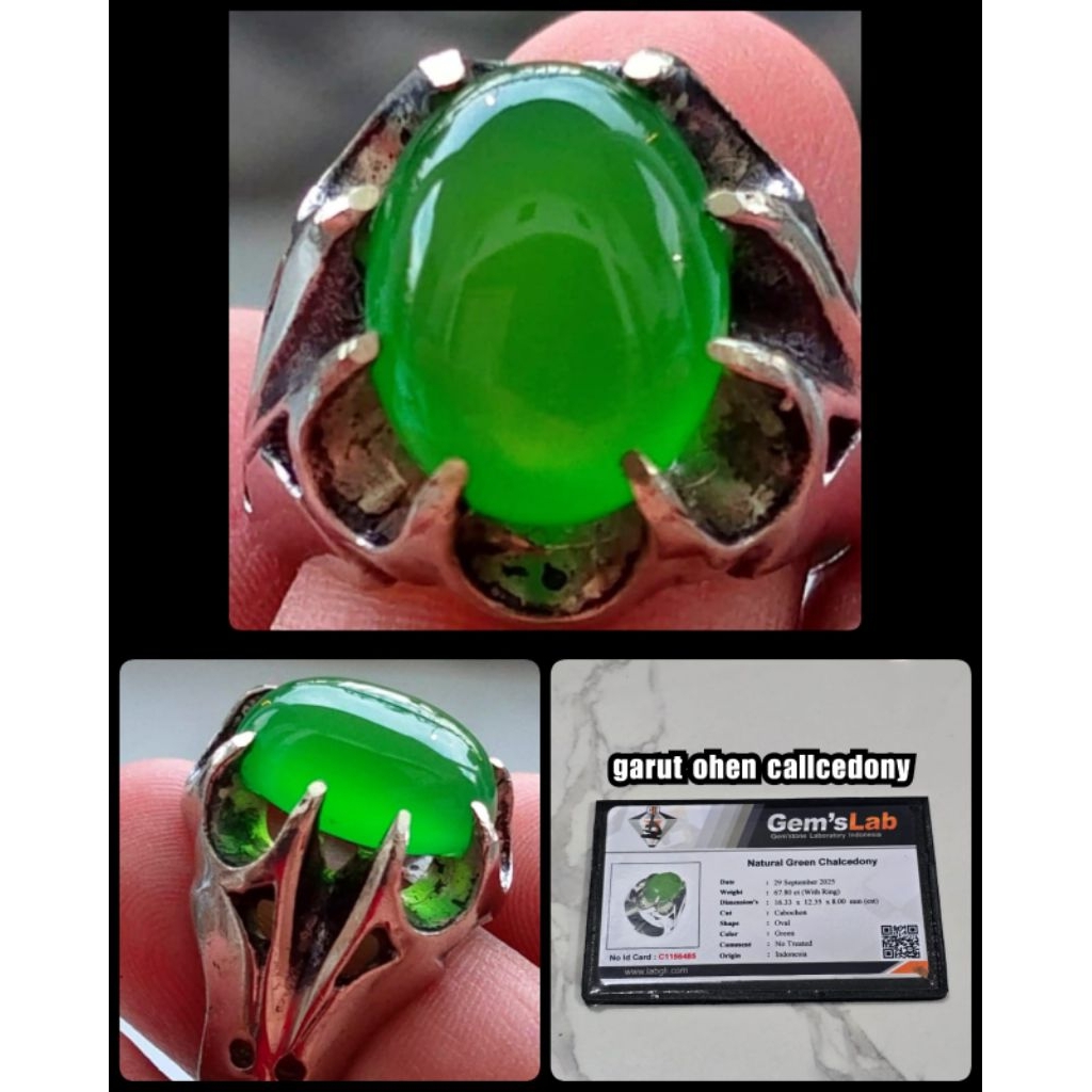 natural batu ijo Garut asli tambang Ohen kristal