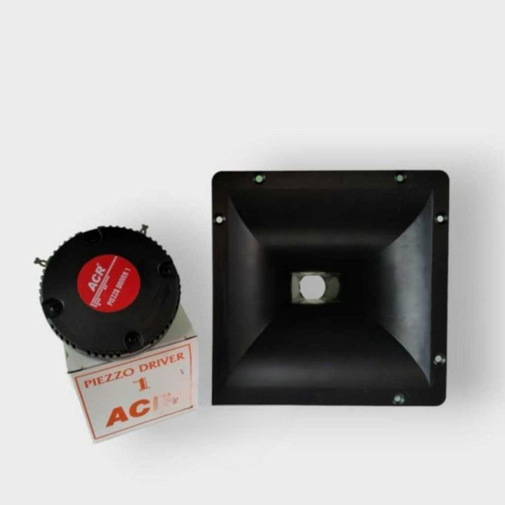 Paket Driver Twiter PIEZZO ACR + Corong Horn PVC 22x22cm Original