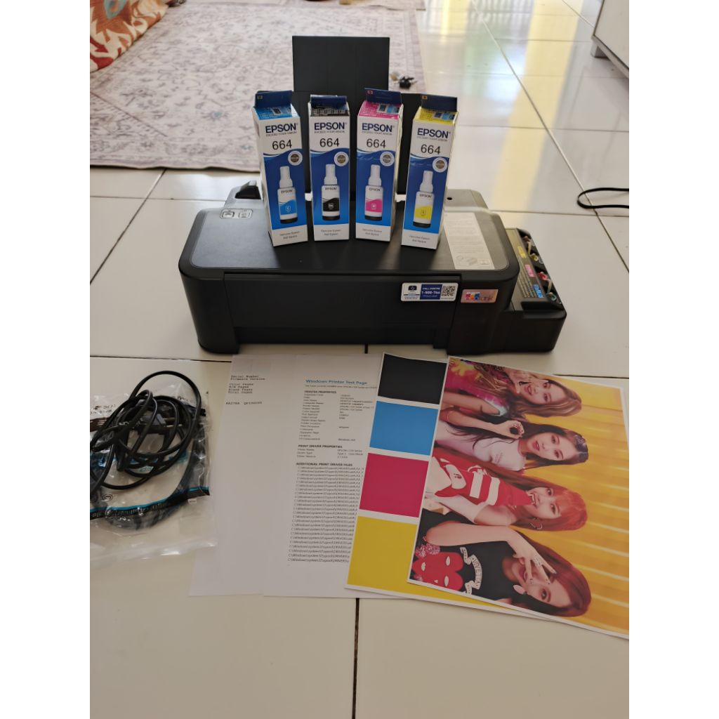 Printer Epson L121 bekas / second normal