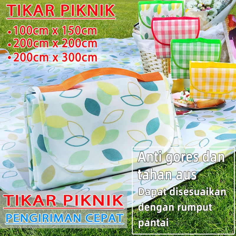 [COD] tikar waterproof 200x200 tikar camping waterproof alas piknik aesthetic tikar lipat piknik kec