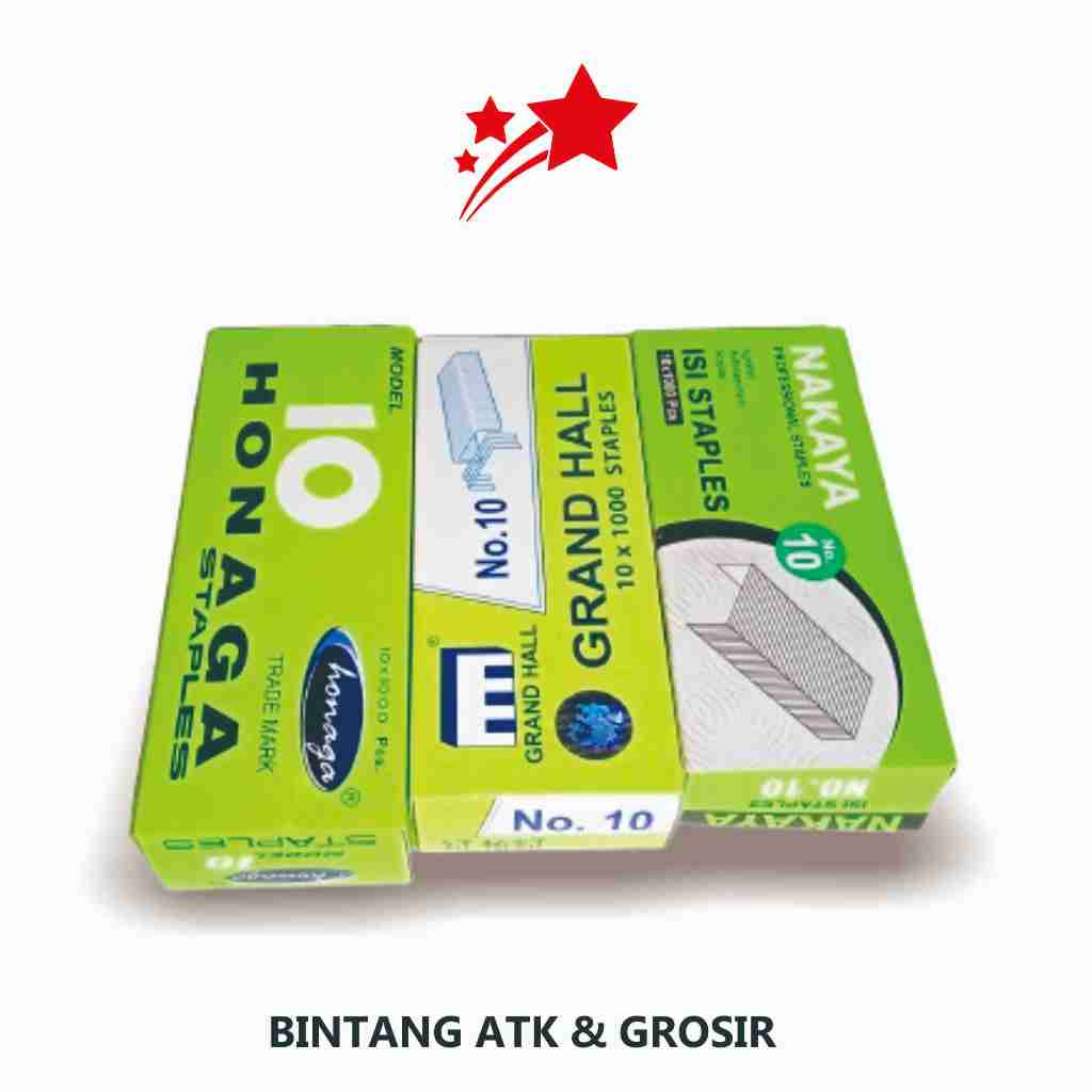 ISI STAPLES NO.10 HONAGA // ISI STAPLES NO.10 NAKAYA // ISI STAPLES NO.10 GRAND HALL