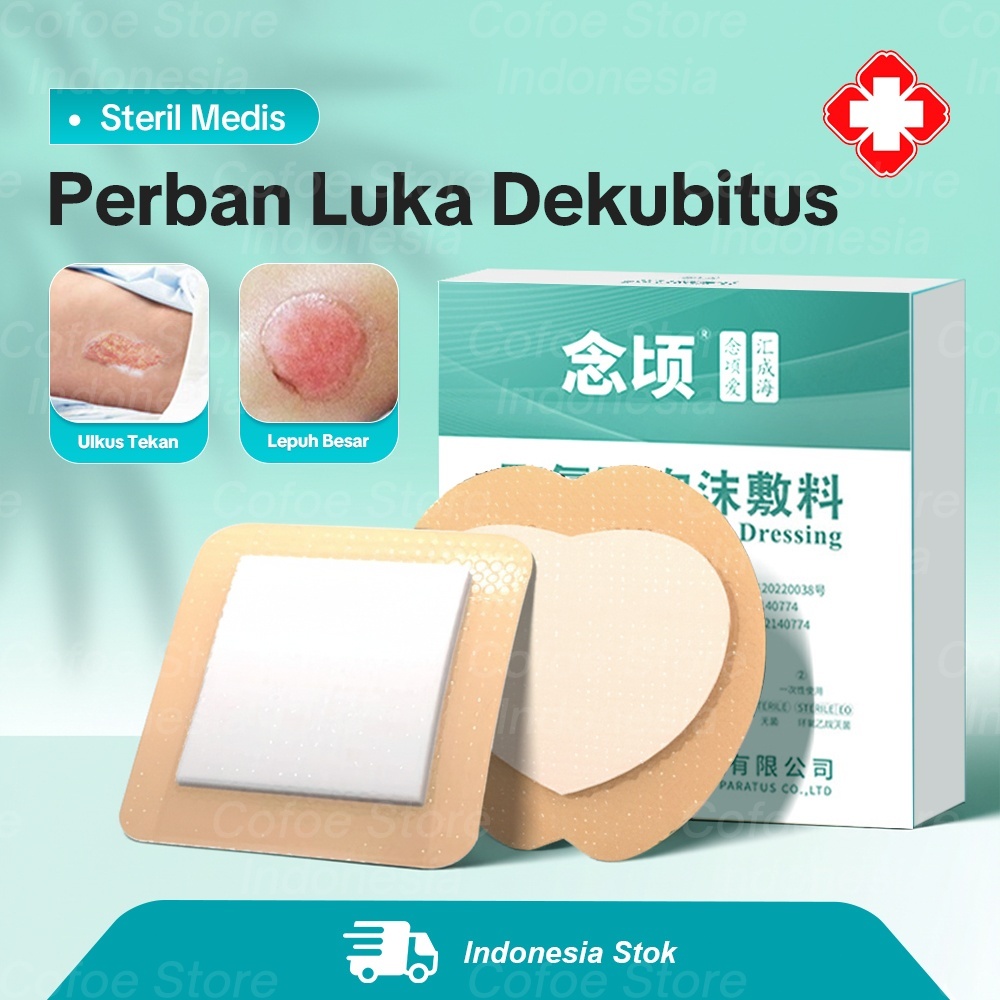 Tahan Air Perban Luka Decubitus Diabetes Sembuh Total Plester Luka Baring Perawatan Pembalut Luka