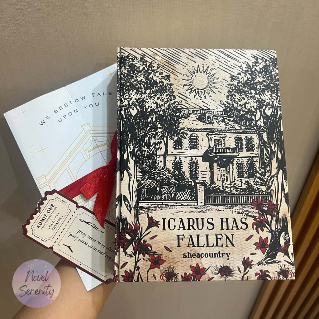 ICARUS HAS FALLEN by SHEACOUNTRY preloved HC Hardcover novel buku Bahasa Indonesia (bisa COD)