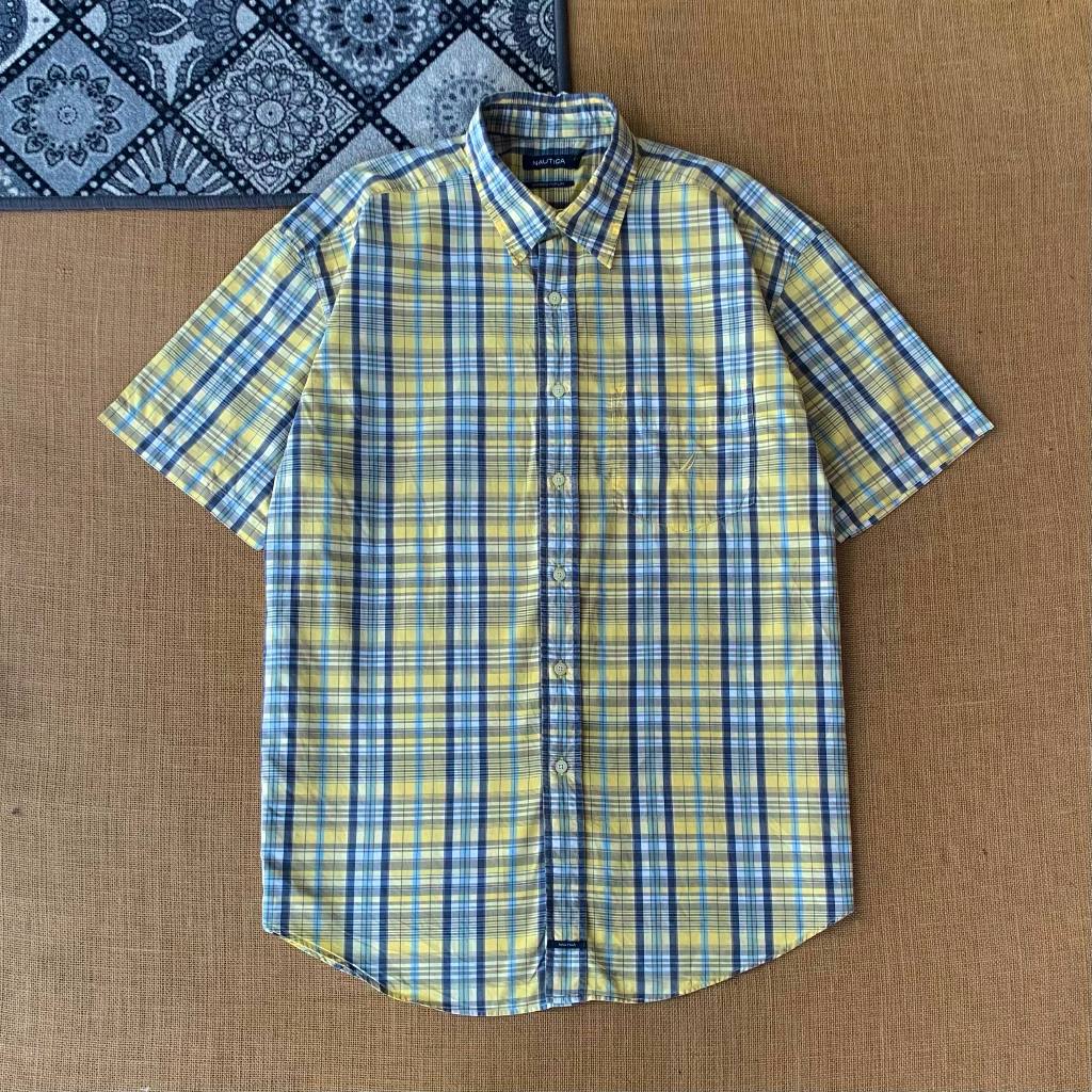 kemeja Nautica size fit XXL jumbo (seperti baru) 100% original 301025K