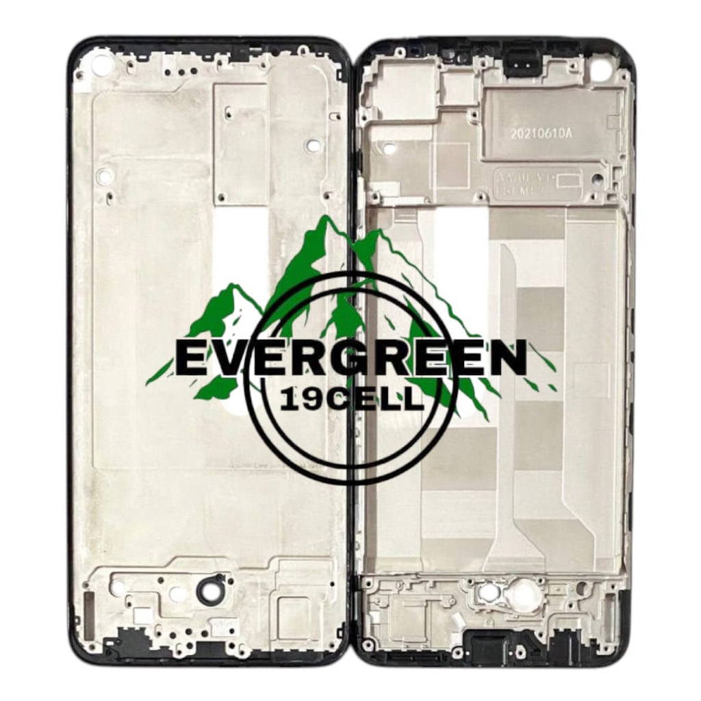 FRAME LCD REALME 8 / REALME 8 PRO ( hitam ) DUDUKAN TATAKAN TULANG TENGAH LCD REALME 8 PRO / REALME 