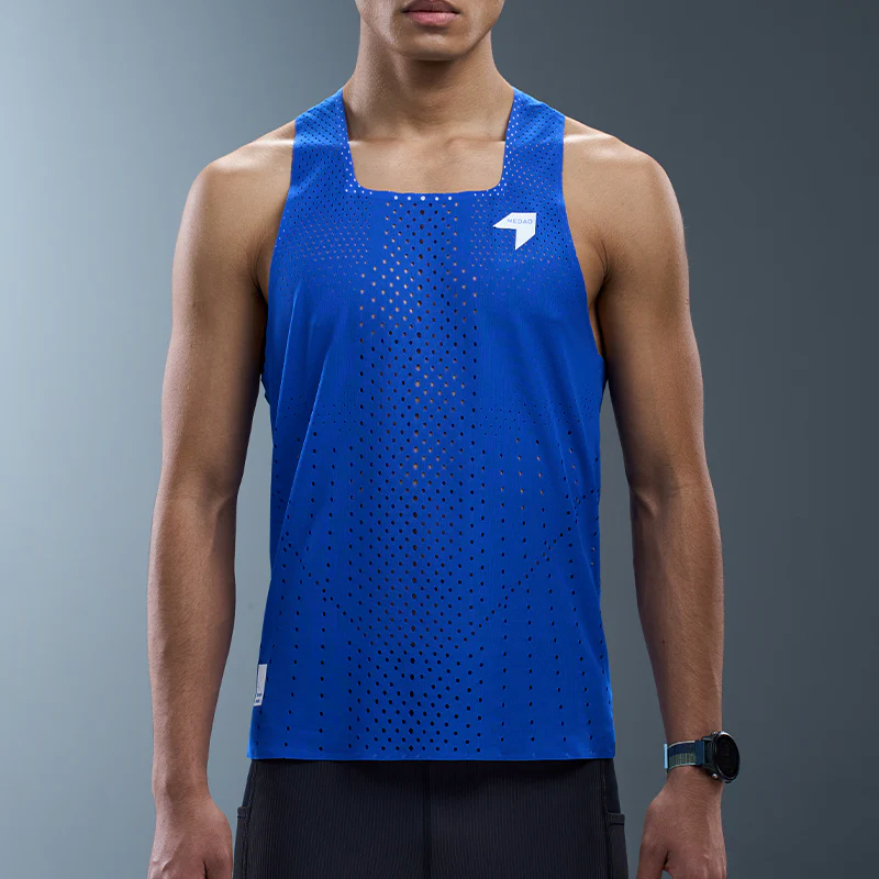 Singlet Pria NEDAO QiFlow Racing Singlet V4.0 Nedao Blue Original