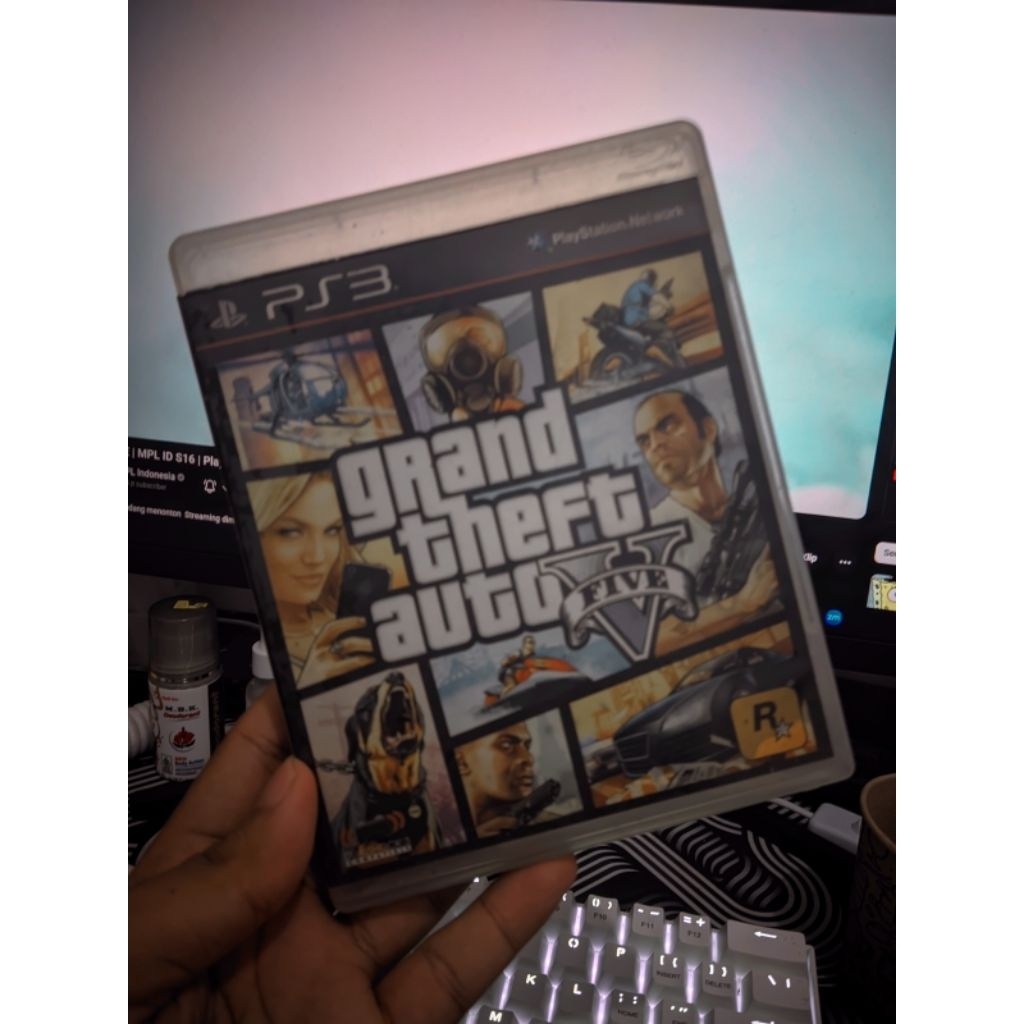 Bluray Disc GTA V PS3 - Tested PS3 Superslim