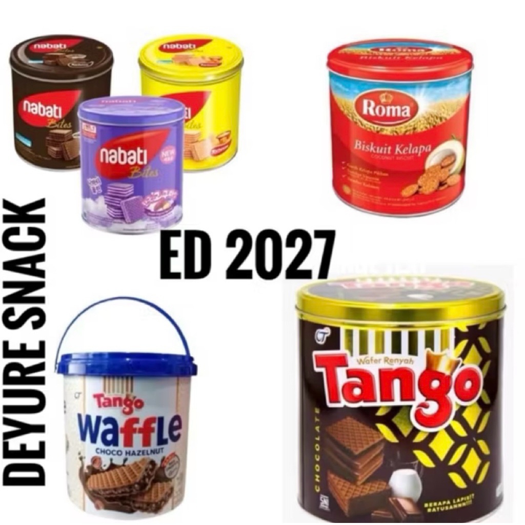 [ ECER ] nabati waffle tango aneka biskuit wafer jar kaleng