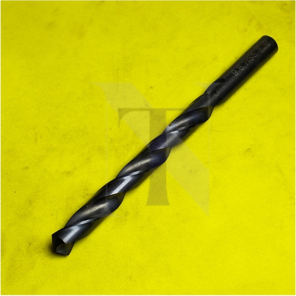 Mata Bor 9.8mm HSS..bor drill besi 9.8mm HSS merek YG bekas seken mulus