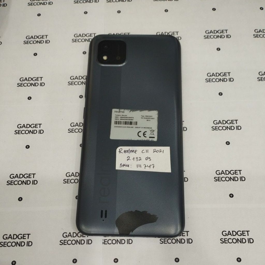 Handphone Second Realme c11 2021 2+32GB unit only.