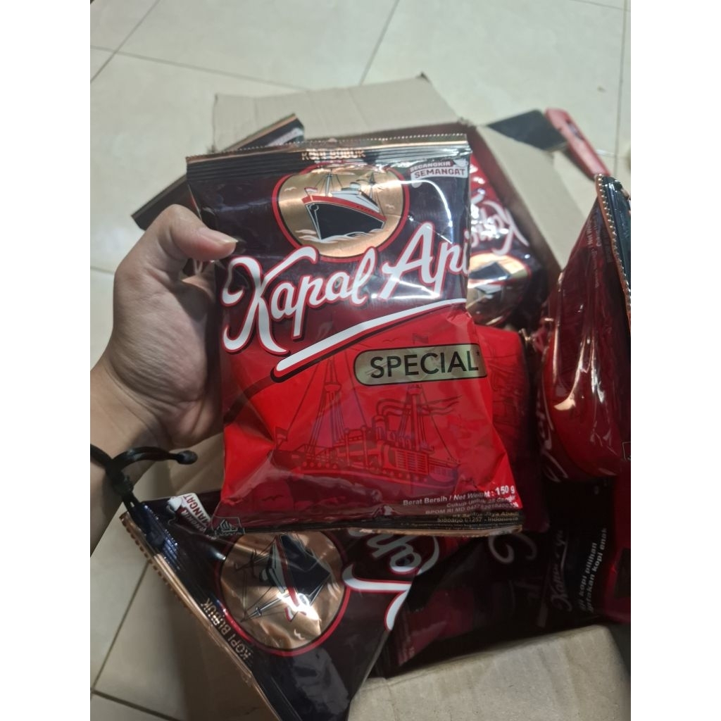 Kopi Kapal Api Spesial 150gram Kopi KapalApi Hitam Tanpa Gula 150 gr KapalApi Kopi Hitam Murah Cod S