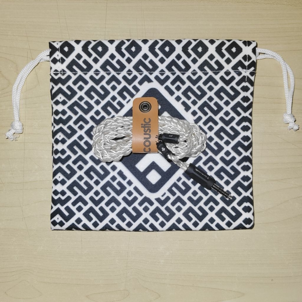 Kabel Iem SenAcoustic Rakata 2 pin 4.4 full Rhodium