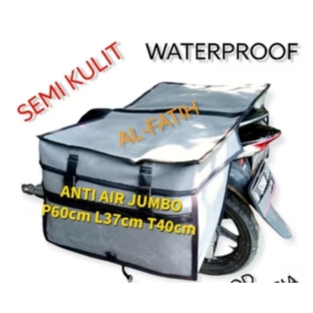 ​Box Motor Kurir Jumbo/Sedang | Tas Pos Obrok Delivery Motor Bahan Tebal Anti Air