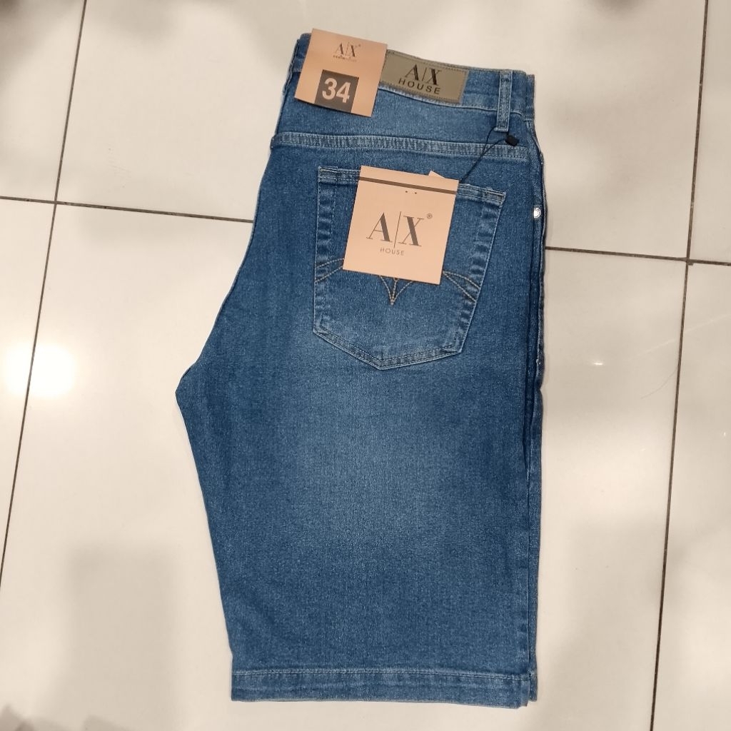 CELANA PENDEK JEANS AX HOUSE
