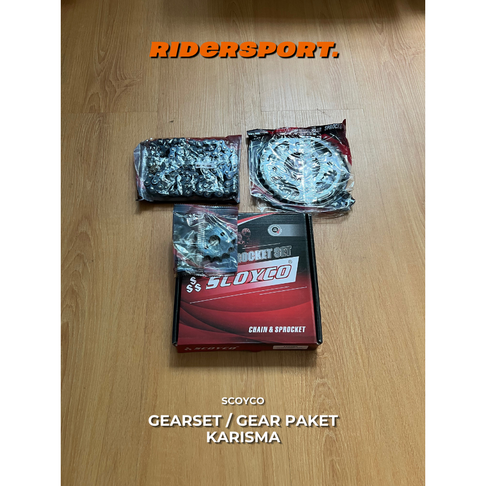 GEARSET / GEAR PAKET HONDA KARISMA / SUPRA X / SUPRA X DD 2007 - 2008 - SCOYCO