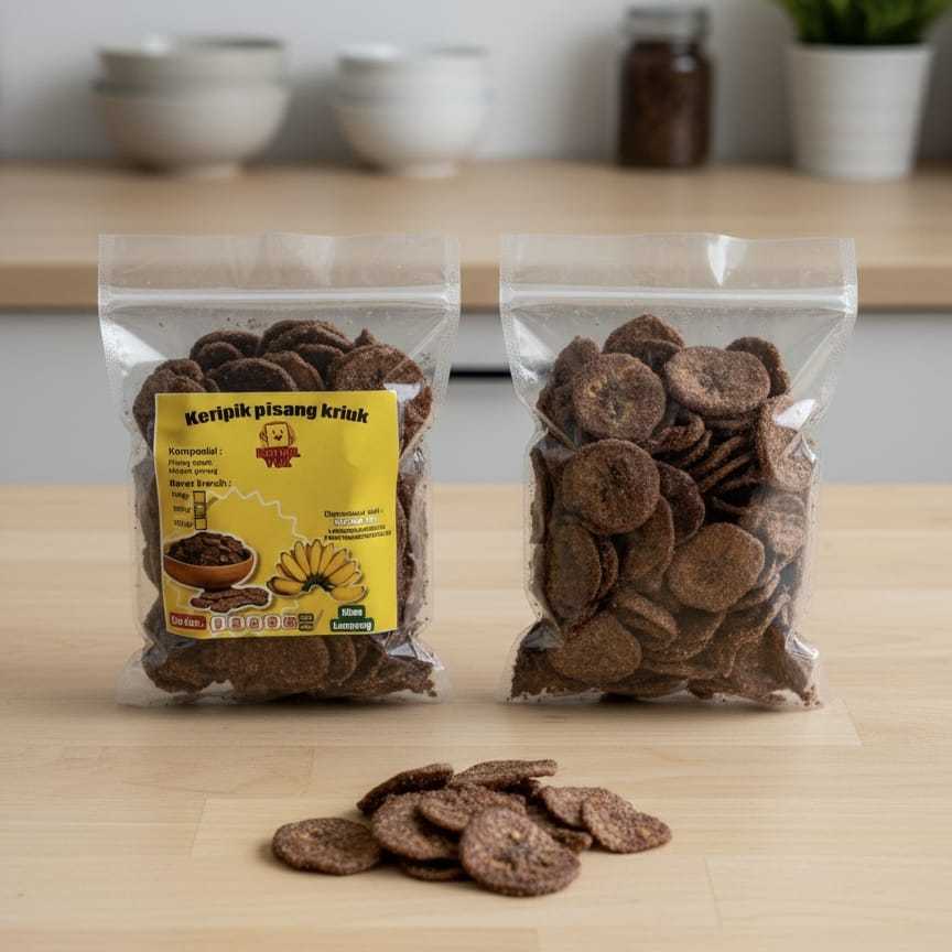 Keripik Pisang Coklat Lampung Renyah Manis/oleh oleh khas lampung
