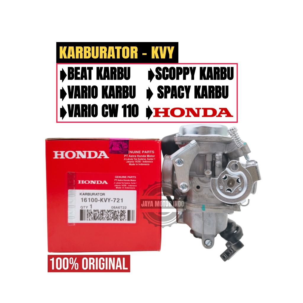 KARBURATOR ORIGINAL HONDA BEAT LAMA, VARIO KARBU SCOPPY KARBU KVY