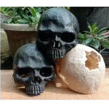 Hiasan Aquarium/Ornamen Tengkorak/bahan resin/tenggelam