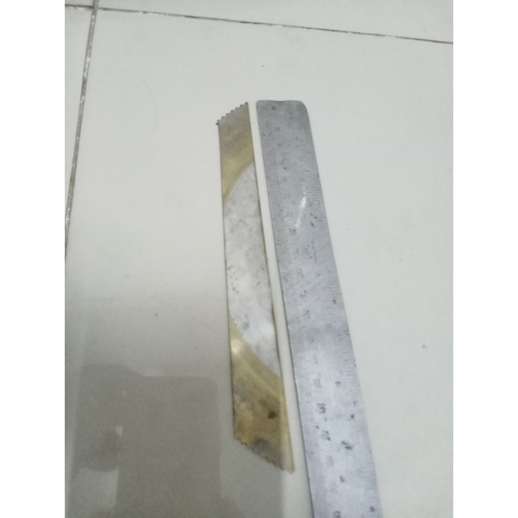 Baja HSS DMo5 Gold Original Bahan Pisau Dapur Iris Seset Raut Janur Stek Okulasi Grafting Serbaguna