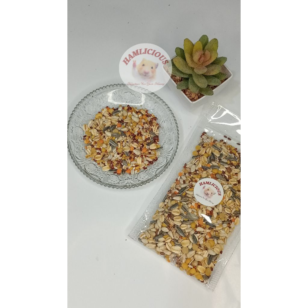 Basic Mix Seed | Makanan Hamster | Makanan Pokok Hamster