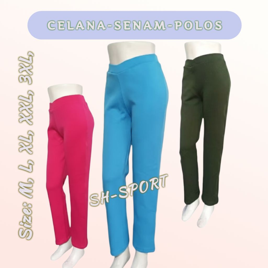 Promo_Best seller<[CELANA_SENAM POLOS_PANJANG]>celana wanita panjang//celana senam wanita//celana ol