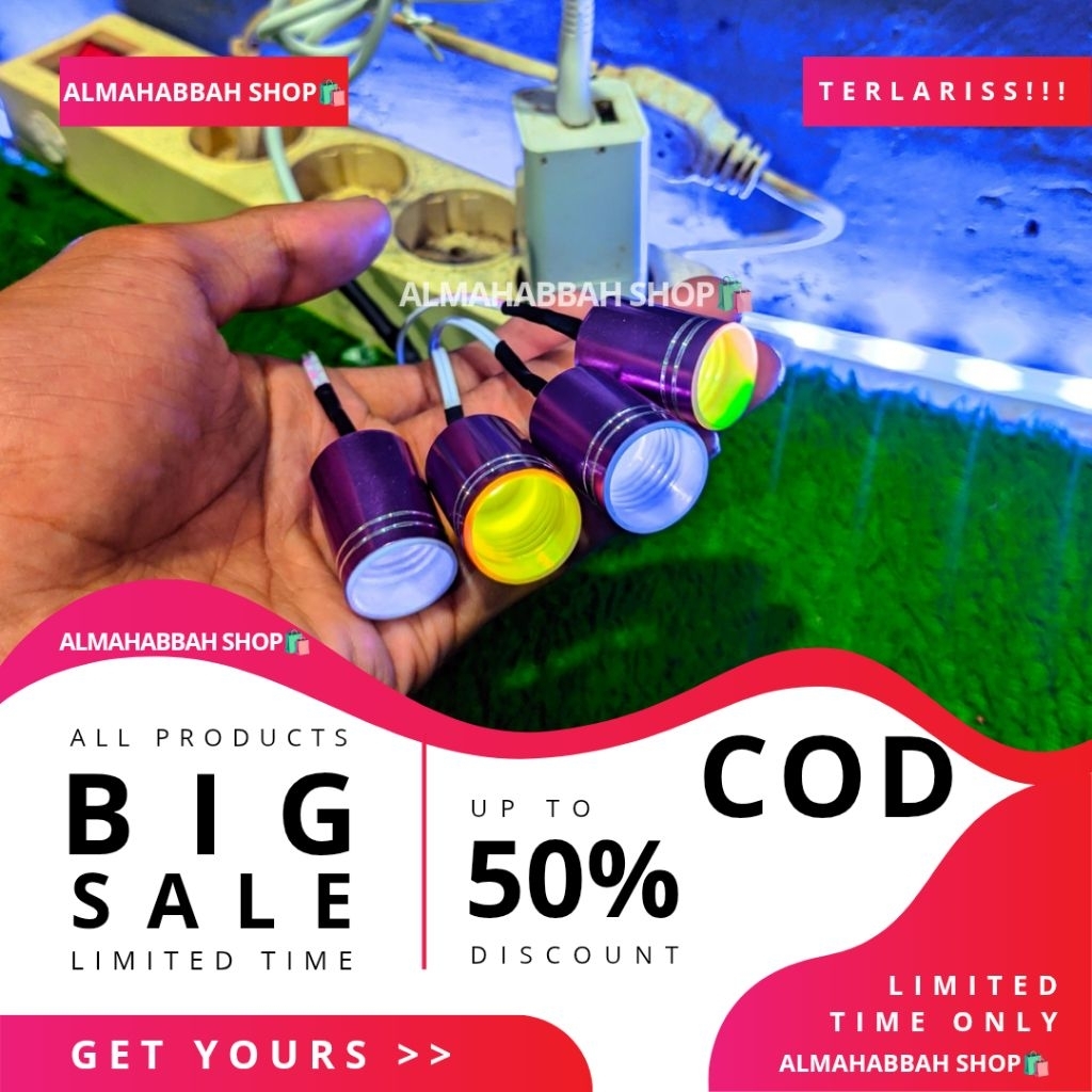 Lighting mini sound miniatur USB 1 pcs isi 4 lampu kedip terlaris di shopee 5 volt