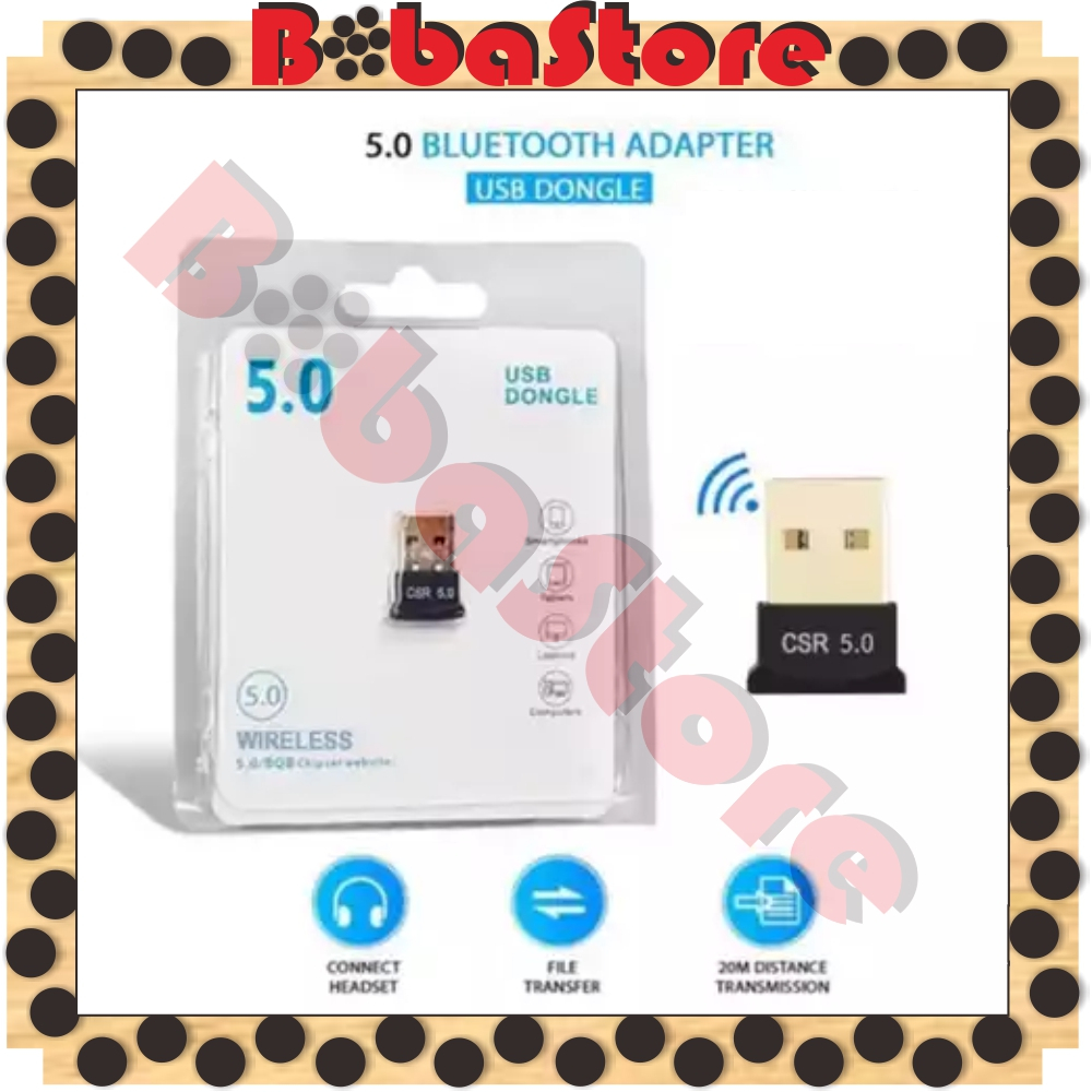 BOBASTORE Bluetooth Receiver PC / Bluetooth USB Dongle 5.0 / Bluetooth Dongle PC/ Bluetooth PC , Kod