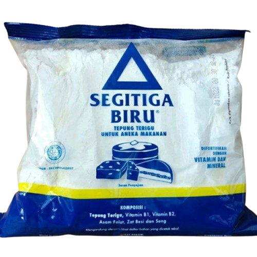 TEPUNG TERIGU SEGITIGA BIRU 500GR ( 1 DUS ISI 20 PCS)