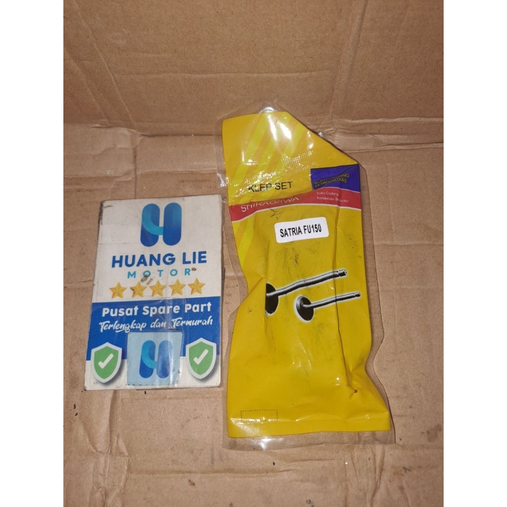 klep set api minyak satria fu 150 shiragawa
