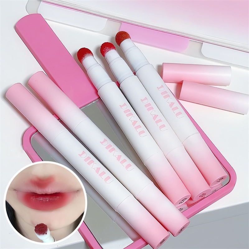 [COD]HERORANGE Lip Cream Fluffy Velvet Lipstick Pen Korea Lipstick Matte Stick Waterproof Tahan Lama