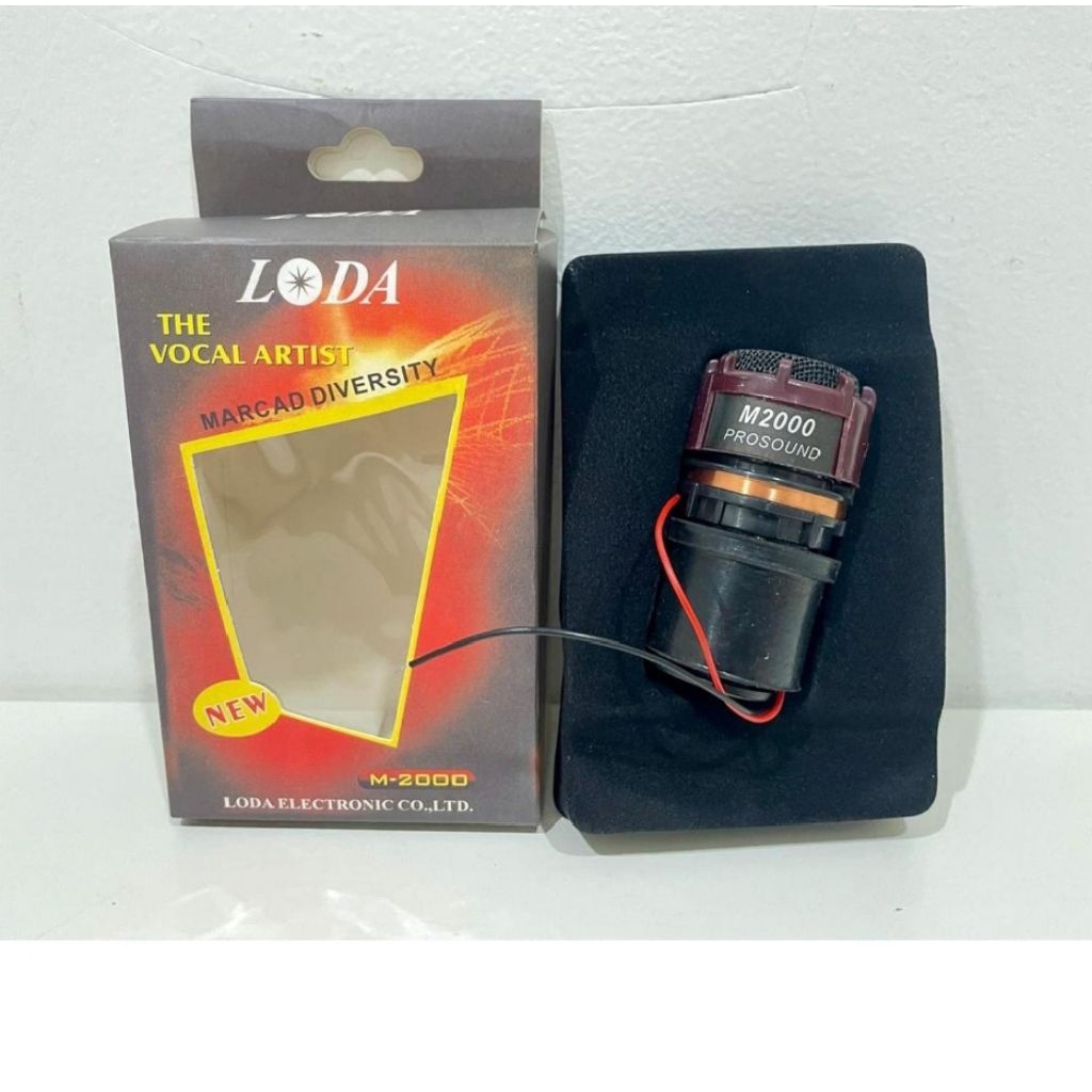 Spul Microphone Loda M-2000 Original / Loda Spul Mic M2000 /  Spul Mik Loda M 2000 Asli