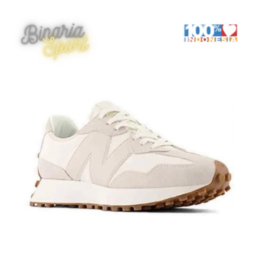 Sepatu Sneakers Wanita New Balance 327 Timberwolf Original 1000%
