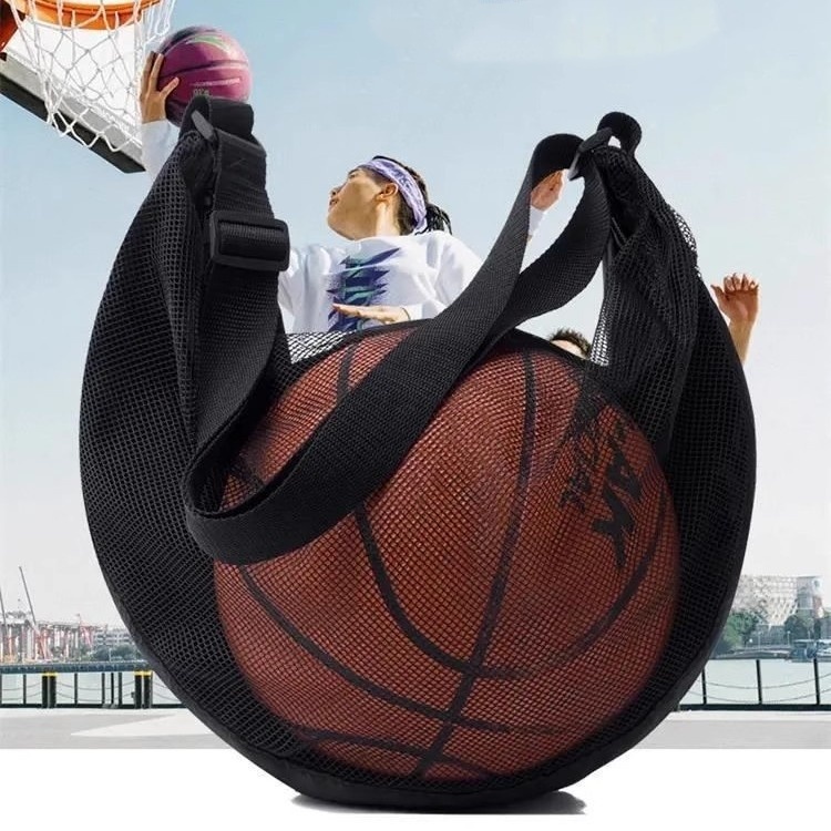 New Tas Bola Selempang Basket Voli Futsal Tas Olahraga Serut Sekolah Tas Latihan Basket Zipper