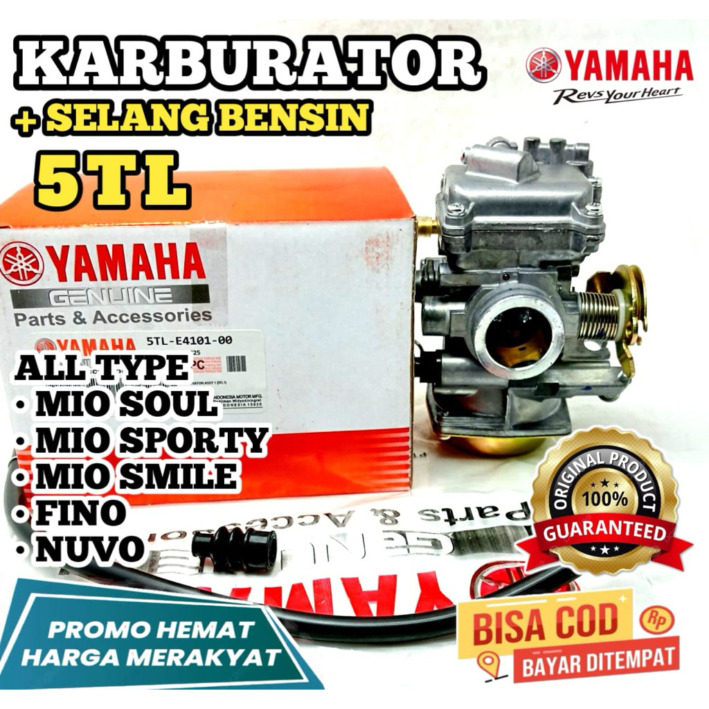5TL KARBURATOR YAMAHA,ORIGINAL,KARBURATOR YAMAHA MIO SMILE,KARBURATOR MIO SOUL,KARBURATOR  MIO SPORT