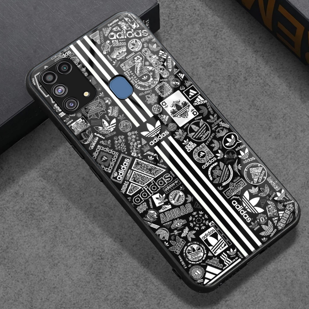 SOFTCASE SAMSUNG M31 - Kesing Glossy Kilau Samsung M31 - Casing Luxury Adidas G17 - Case Premium Ker