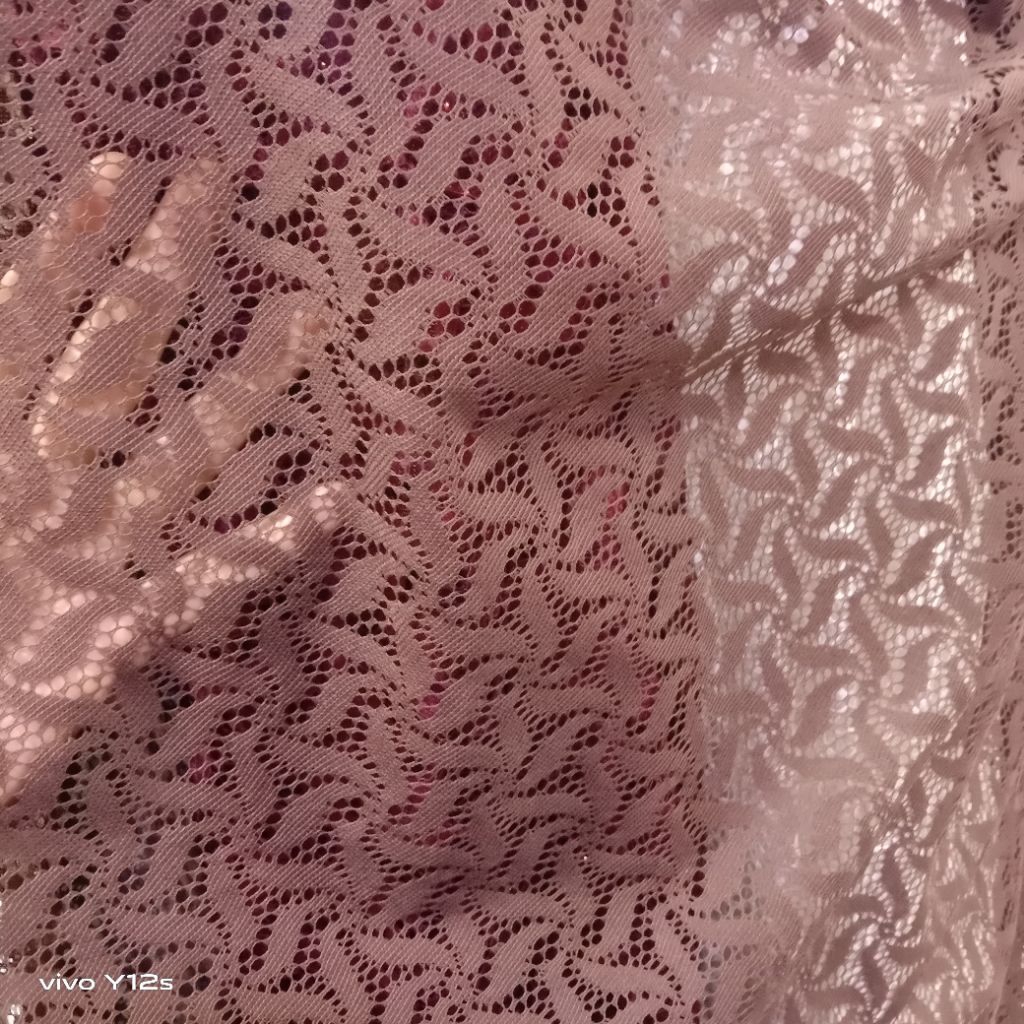 Kain Brokat Chantily / Harga / 0.5m / Kain Brokat Chantily Meteran / Bahan Brokat Chantily / Bahan B