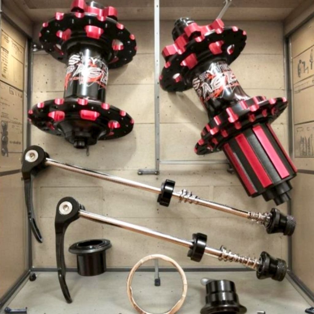 Hub freehub syte Rampage 32hole jangkrik Discbrake 6 bolt QR+TA 12×142 untuk sepeda MTB