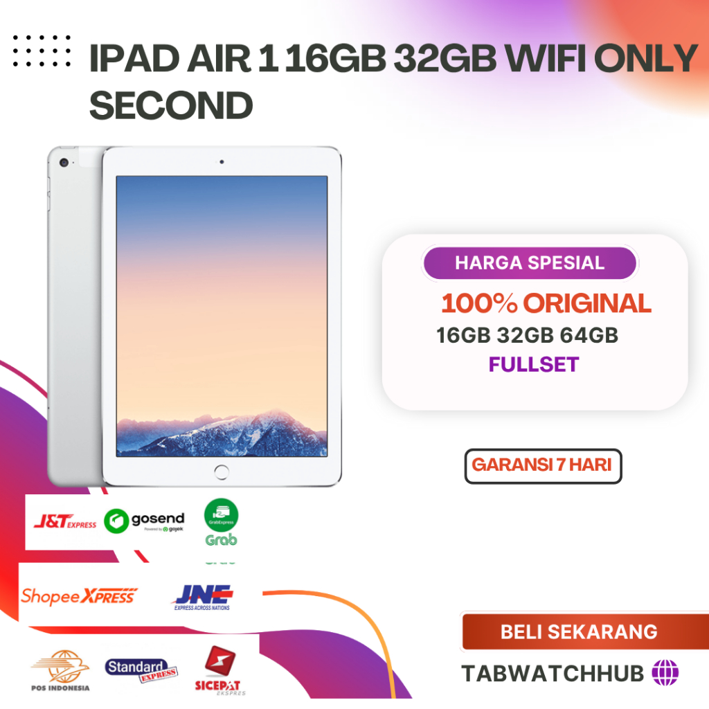 Ipad Air 1 16GB 64GB 32GB  Wifi Only