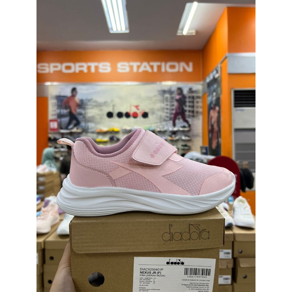 Diadora Nexus Jr Pink Kids Shoes Original