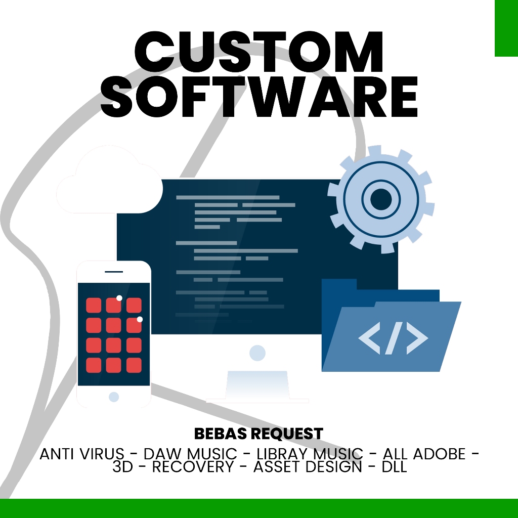 CUSTOM SOFTWARE / GAME / MUSIC / ASSET DESIGN / ALL ADOBE / BEBAS REQUEST / DLL