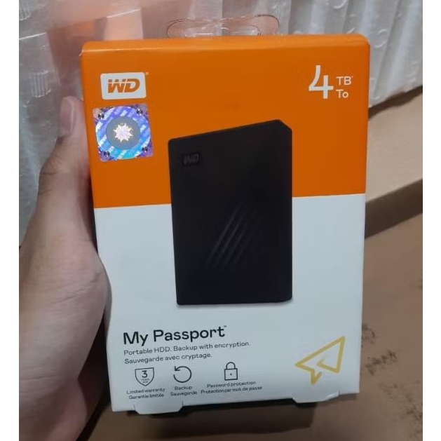 HARDDISK WESTERN DIGITAL MY PASSPORT 4TB