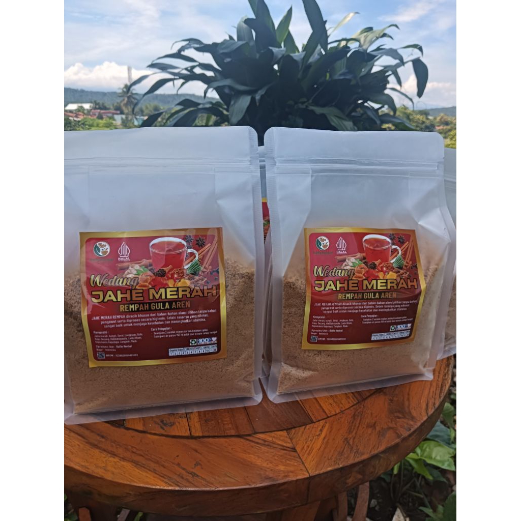 wedang jahe merah rempah, gula aren