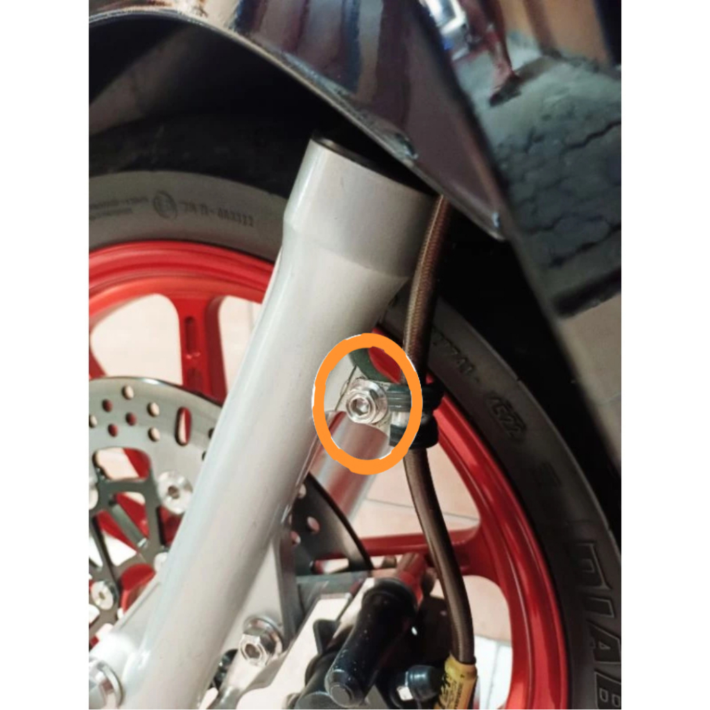 BAUT PROBOLT BAUT BREKET SELANG REM DEPAN UNIVERSAL VARIO BEAT SCOOPY MIO PCX FINO STAINLESS HENG