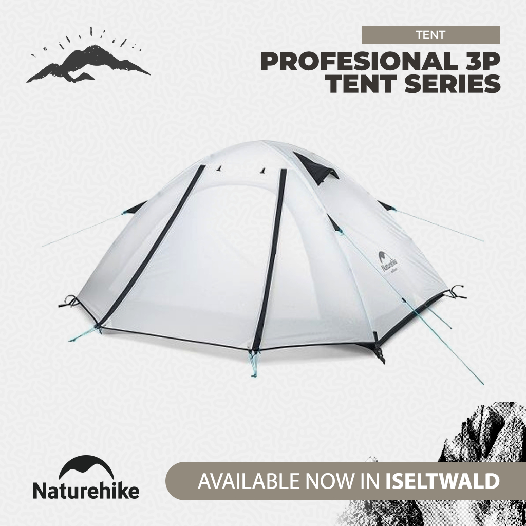 Naturehike Tenda Camping Profesional 3P Tent Series NH18Z033-P
