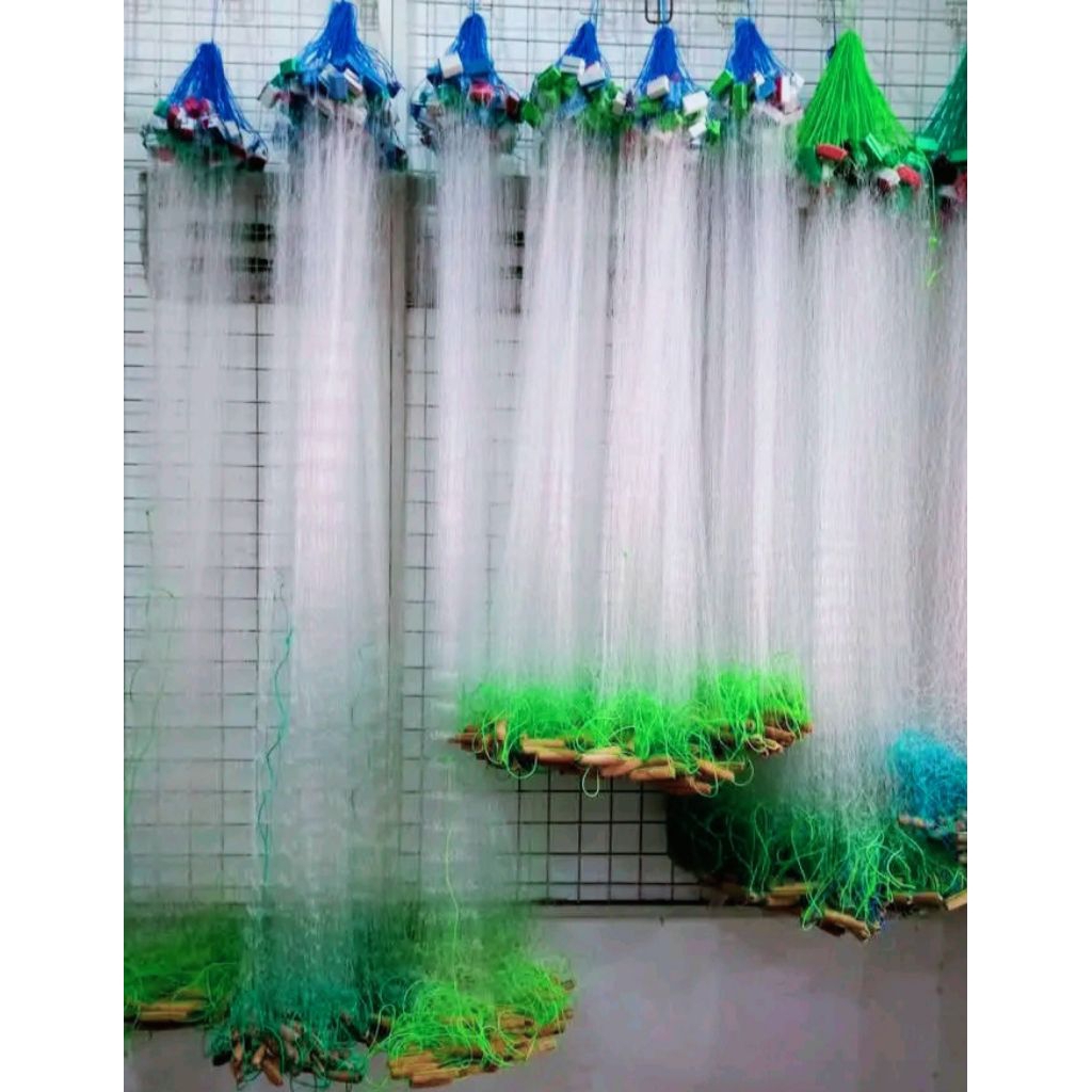 JARING IKAN TINGGAL PAKAI JARING PUKAT PANJANG 20 M