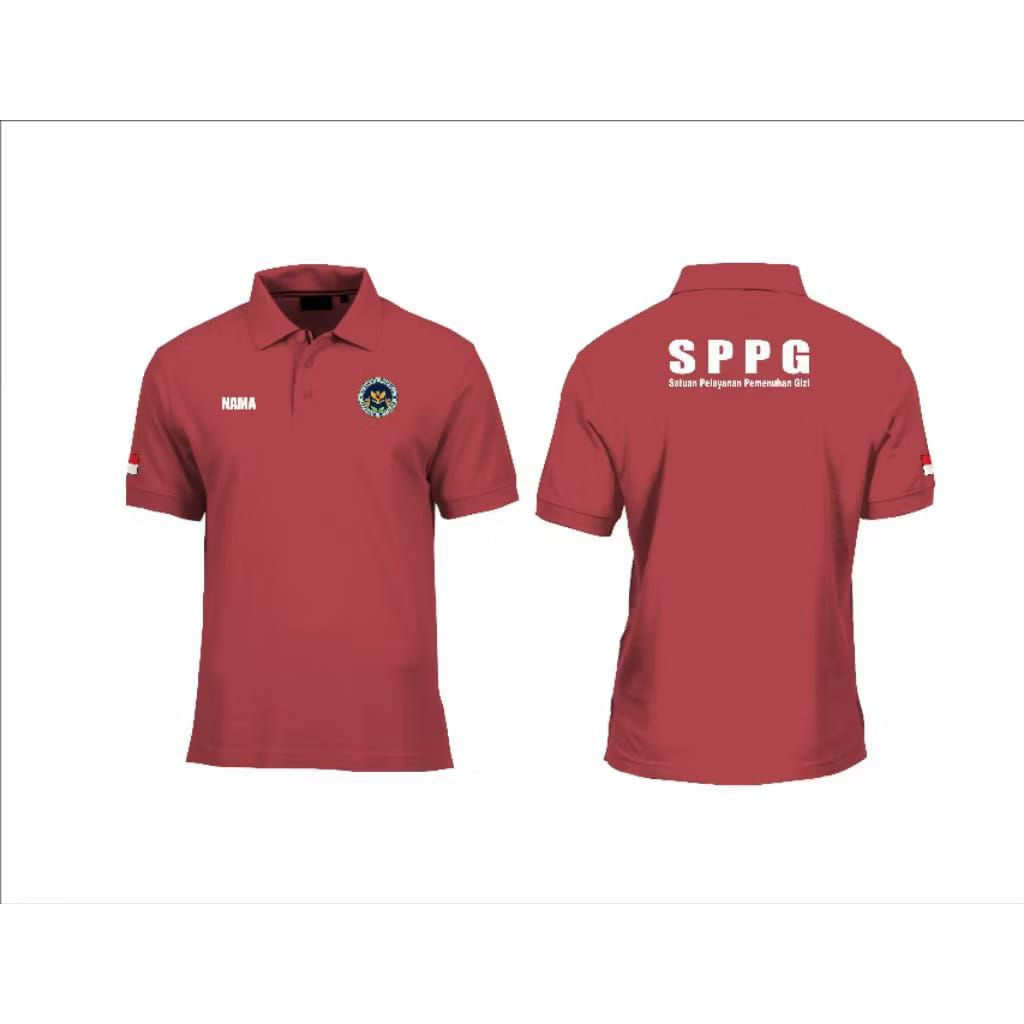 kaos polo sppg costum nama