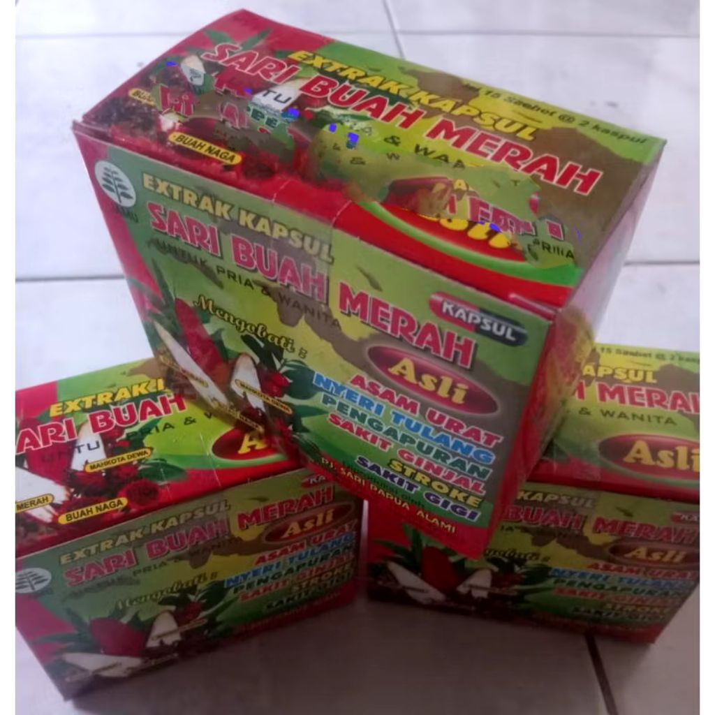 KAPSUL EXTRAK SARI BUAH MERAH